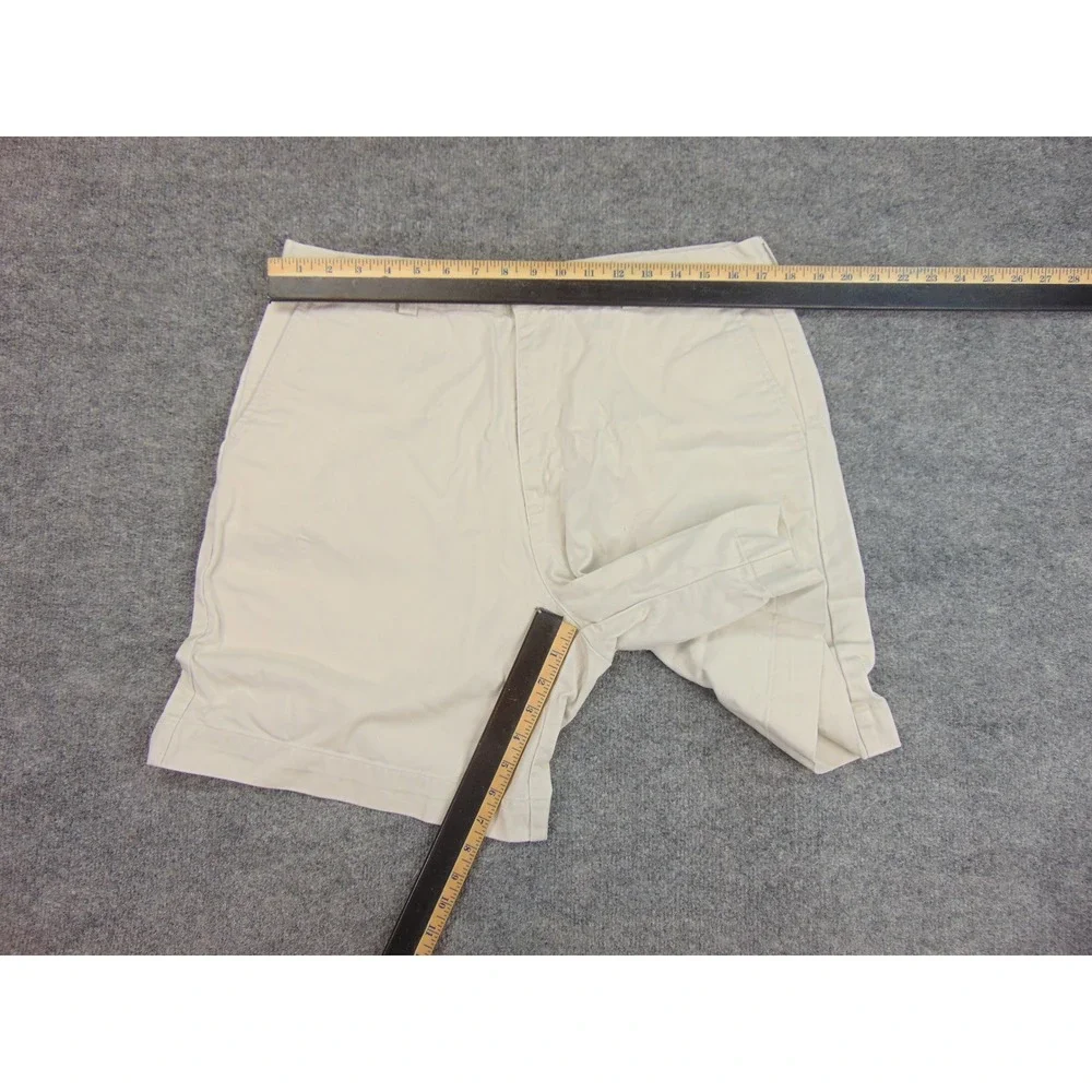 Polo Ralph Lauren Philip Short Mens 36‎ Tan Solid Cotton Chino Classic